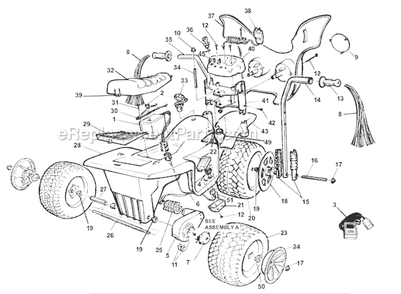 Part Location Diagram of 78570-2179 Power Wheels Radio Knobs